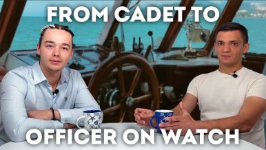 From cadet to offcer on watch
